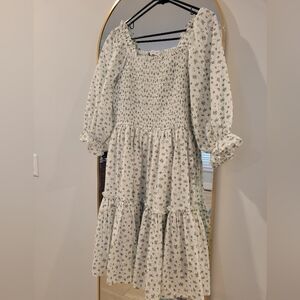 Ivy City Co Madeline Dress In Blue